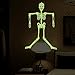 alesTOY 3ft Pose-N-Stay, Glow-in-The-Dark Skeleton for Halloween Party Favors Props and Decorations