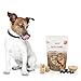 IMK9 All Natural Puppy Peanut Butter Training Treats - Low Calorie Dog Treats – Low Fat Diet for Pets - Vegetarian, Baked, Crunchy Biscuits - Heart Shaped, Healthy Fiber, No Grain-Gluten, Made in USA