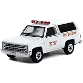 1985 Chevy K5 Blazer, White - Greenlight 67030D/48-1/64 Scale Diecast Model Toy Car