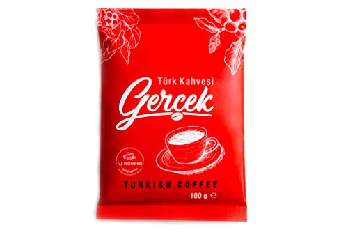 GERCEK Türkischer Kaffee mild, steingemahlen, für den perfekten Mokka Genuss, 1 Päckchen, 100g