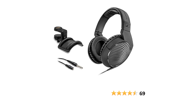 Sennheiser HD 200 Pro Monitoring Headphones with Headphone Holder \u0026 Stereo  1/4\