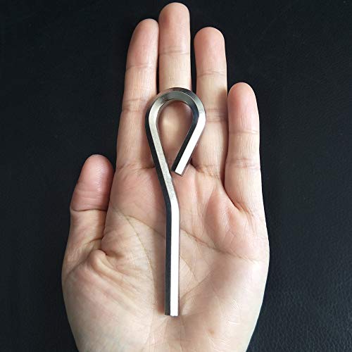 7/32” Hex Dogging Key with Full Loop, Allen Wrench Door Key for Push