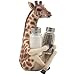Tekola Decorative Giraffe Salt and Pepper Shaker Set with Display Stand Holder Figurine for African Jungle Safari Kitchen Décor As Spice Racks with Zoo Animal Decorations As Great Art Gifts