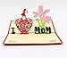 IShareCards® Handmade 3D Pop Up Mother's Day Greeting Cards Thank You Cards for Mom - I LOVE MOM