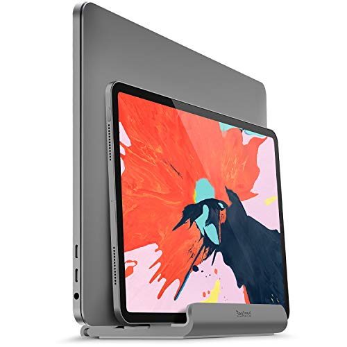 Bestand Vertical Laptop Stand Adjustable Aluminum Holder Compatible with MacBook Air/Pro/iPad/Microsoft Surface/Dell/HP/Samsung Dock (Size Up to 17.3 inches)