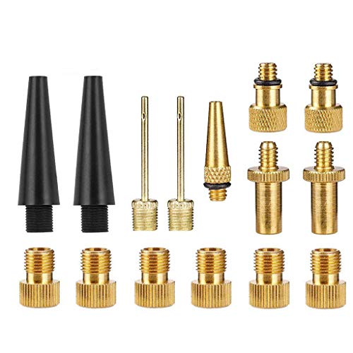 15Pcs Bicycle Valve Adapter, Road Bike Pump Accessories Cycling Tire Tools, Bike Accessories
