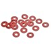 Ellami® 400 Pieces Red Color PC Motherboard Screw Insulating Fiber Washers