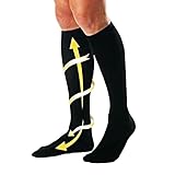EagleUS Comfy Travel and Dress Compression Socks 15-20 mmHg Moderate Pressure Everyday Support Stockings (M)