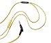 Symphonized NRG Deep Yellow Premium Genuine Wood in-Ear Noise-isolating Headphones with Mic