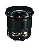 Nikon AF-S FX NIKKOR 20mm F/1.8G ED Fixed Lens With Auto Focus For
Nikon DSLR Cameras