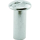 Prime-Line Products MP17051 One-Way Barrel Nut, 10-24 x 5/8 in, Steel Construction, Chrome Plated, 25 Pack, 25 Piece