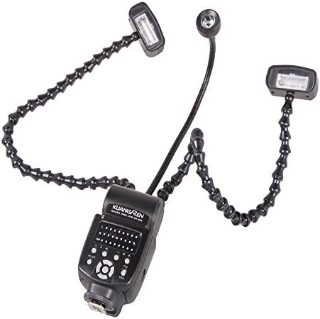 Twin Macro Flash Light with Flexible Arms Speedlite for Canon Nikon Pentax Sony DSLR