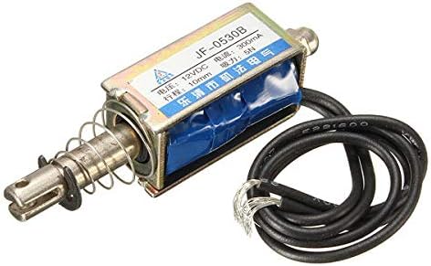DC 12V 5N/10mm Push Pull Open Frame Mini Valve Solenoid Actuator Electromagnet