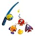Hook and Reel Fishing Toy Playset for Kids - Bathtub Bath Fun with Fish Duck & Rod Pole