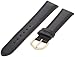 Timex Men's 18mm Leather Watch Strap, Color:Black (Model: Q7B773GZ)