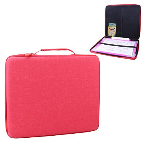 Aenllosi Hard Carrying Case for Crayola Light-up Tracing Pad (red)