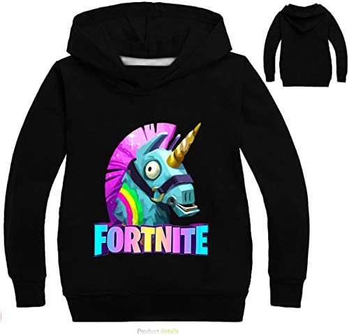 Abel Mall Fortnite Hoodie Hooded Sweatshirt Long Sleeve Jackets for Kids,Boys,Girls