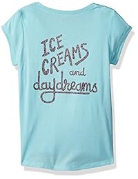 Gymboree Little Girls 'manga corta Rainbow hombro acento Knit parte superior