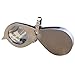 Vktech 30mm 3X Pocket Folding Magnifier Reading Magnifying Glass Loupe With Key Chain (Magnifier)