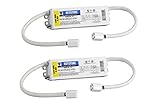 Keystone Ballasts 22 & 32 Watt or 32 & 40 Watt circline, 120V, w/sockets, ELECTRONIC model number KTEB-2C72-1-TP-WS-CP (2)