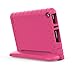 MoKo Case for Fire 7 2015 - Kids Shock Proof Convertible Handle Light Weight Super Protective Stand Cover for Amazon Fire Tablet (7 inch Display - 5th Generation, 2015 Release Only), MAGENTA