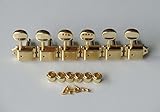 Gold 'Kluson' Style Vintage Guitar Tuning Keys Tuners Machine Heads for Strat Tele