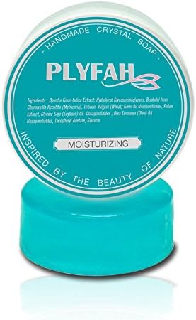 Plyfah Handmade Crystal Soap - Moisturizing Soap,Facial Cleansing Soap Bar 60 g.