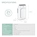 Electric Dehumidifier, iSiLER Portable Dehumidifier with 2L(4.2 Pints) Water Tank, Electric Mini Dehumidifier for Bathroom, Auto Shutoff Ultra Quiet Dehumidifier for Basement, Kitchen, Bedroom, Closet