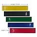 9 inch Resistance Loops with Carry Bay and Instruction Guide, Set of 5 Exercise Bands Heavy Duty for Working Out, Home Fitness