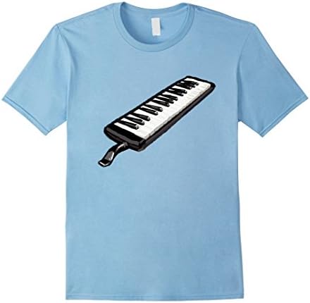 Mens Melodica Music TShirt Tee Shirt T-Shirt Medium Baby Blue