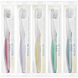 Nimbus Microfine Toothbrush REGULAR size, Pack of 5 "Colors Vary"