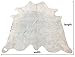 GREY TRICOLOR COWHIDE RUG X LARGE 45 SQFT ( 7 X 6.5 ) H5228