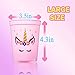 Joy Day Unicorn Cups Unicorn Party Cups for Kids Unicorn Party Supplies Unicorn Keepsake Plastic Cups for Girls Unicorn Party Favors Pink