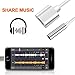 ekkd Headphone Adapter for iPhone 3.5mm Jack Headset Car Charge 2 in 1 Converter Connector Cable Headset Adaptor Splitter Dongle Aux Audio Compatible with iPhone 7/7 Plus/8/8 Plus/X/Xs/XR for iOS 10.2thumb 2