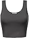 FPT Womens Basic Crop Tank Top CHARCOAL LARGE