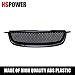 HS Power Black Finished 2003-2004 Toyota Corolla Jdm Tr-D Sport Mesh Front Hood Bumper Grill Grille Abs