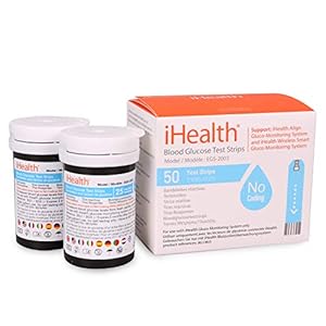 iHealth GLUCOSE STRIPS – EGS-2003, Box of 50 pcs