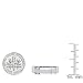 Dazzlingrock Collection 0.25 Carat (Ctw) 10K Gold Round White Diamond Men's Hip Hop Anniversary Wedding Band 1/4 CT