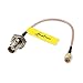 Electop SMA Male to BNC Female RG316 Cable Pigtail RF Coaxial Connector Cable 6 inches(15cm)