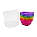 L.Store (R) 12-pack Reusable Silicone Baking Cups/Cupcake Liners Xmas Gift