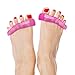 DenadaDance Toe Stretchers - Flex Gel Toe Separators for Alleviating Foot Pain After Ballet, Dance, Yoga and Sports Activities - Effective pain Relief for Bunions, Plantar Fasciitis & Hammer Toe