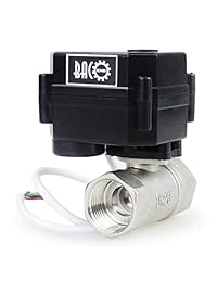 BACOENG DC12 V CR02 Válvula de bola eléctrica con control de tres cables