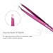 Stainless Steel Tweezers By DigHealth(TM), Eyebrow Tweezers Set With Slant Tweezers, Pointed Tweezers and Straight Tweezers - Removal Of Eyebrow And Facial Hair - Packed in Leather Case