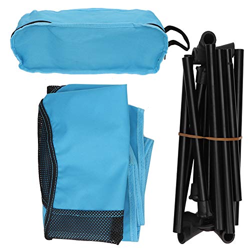 SunshineFace draagbare opvouwbare stoel lichtgewicht outdoor vissen camping wandelen strandstoel kruk blauw - Image 7