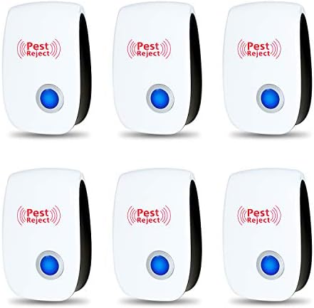 SOFTEEN [2018 UPGRADED] Ultrasonic Pest Repeller 6 Pack, Ultrasonic Pest Repellent Home Indoor Pest Control, Anti Rat/Spiders / Ants/Cockroaches / Mosquitoes/Bugs, 100% Safe, Plug & Play