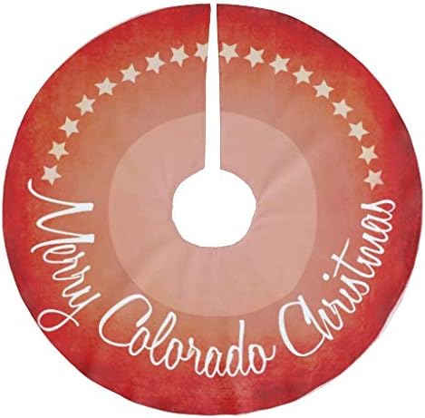 Amazon Com Mcc538arthy 48 Inches Christmas Tree Skirt Merry