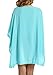 CHERRY CAT Women's Solid Oversized Beach Cover Up for Women Beachwear Green