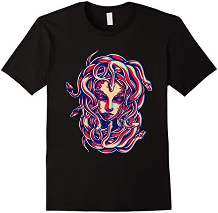 Minted Fresh TeesMedusa Head Snake Hair Greek Mythology Gift T-ShirtOEKO-TEX STANDARD 100