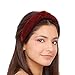 SIQUK 10 Pieces Knot Headband Velvet Twist Knot Turban Headbands for Women and Girls, 10 Colors