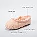 DIPUG Canvas Toddler Ballet Shoes/Pink Ballet Slippers for Girls (Dance/Practice/Yoga)